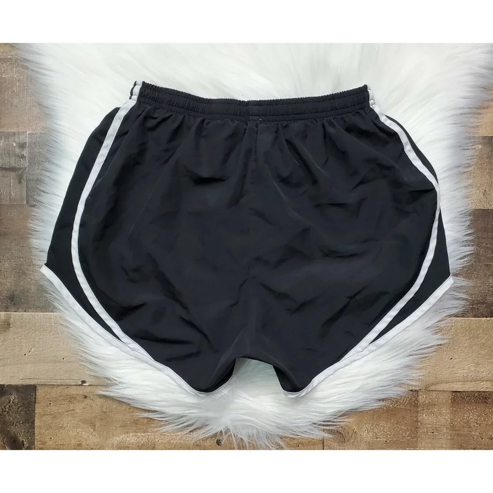 Nike Dri-Fit Tempo Lined Running Athletic Shorts Women's Size Small Black /White